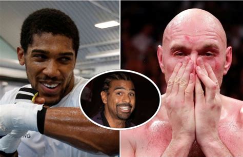 Anthony Joshua vs Tyson Fury: David Haye makes his prediction