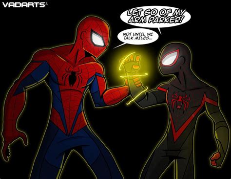 Miles V Peter-Miles V Peter 2 (Vadarts) : r/Spiderman