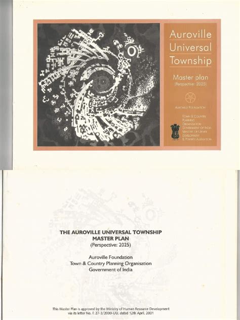 Auroville Master Plan 2001 (Perspective 2025) | PDF