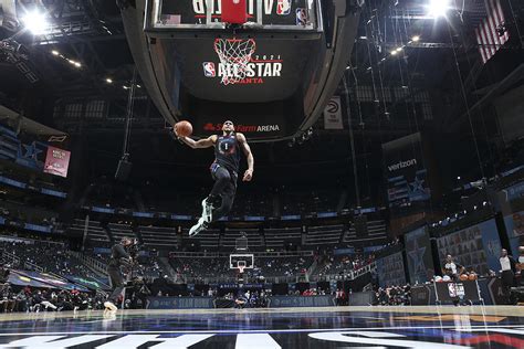 2021 NBA All-Star - AT&T Slam Dunk Contest Photograph by Nathaniel S. Butler - Fine Art America