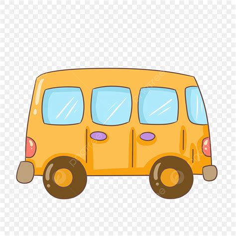 Commercial Van Clipart Hd PNG, Van Car Commercial Vehicle Yellow, Car ...