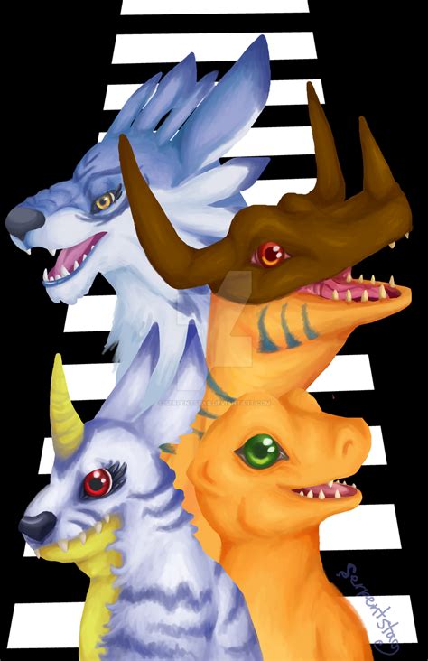 Digivolve Agumon! Digivolve Gabumon! by SnakePrince on DeviantArt