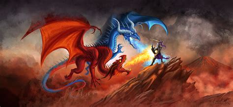 ArtStation - Two Headed Dragon