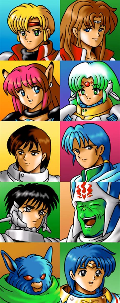 Phantasy Star Characters