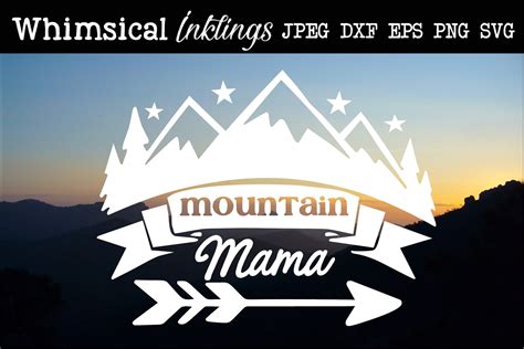 Mountain Mama SVG (725584) | Cut Files | Design Bundles