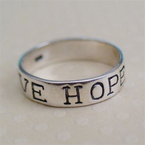 LOVE Engraved Stacking Ring in Sterling Silver