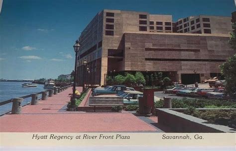 Hyatt Regency At River Front Plaza Savannah Georgia Vintage Unposted Postcard | Hyatt regency ...