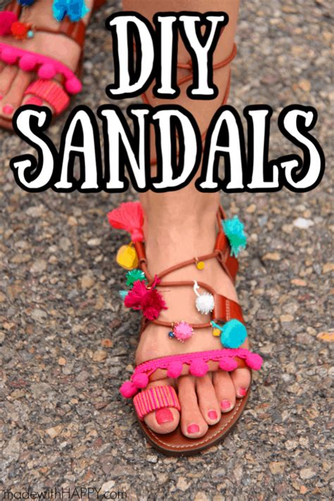 DIY Sandals - Spring and Summer Sandals DIY Project