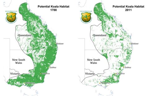 Koalas Habitat Map