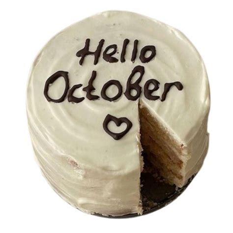 Hello October Aesthetic PNG