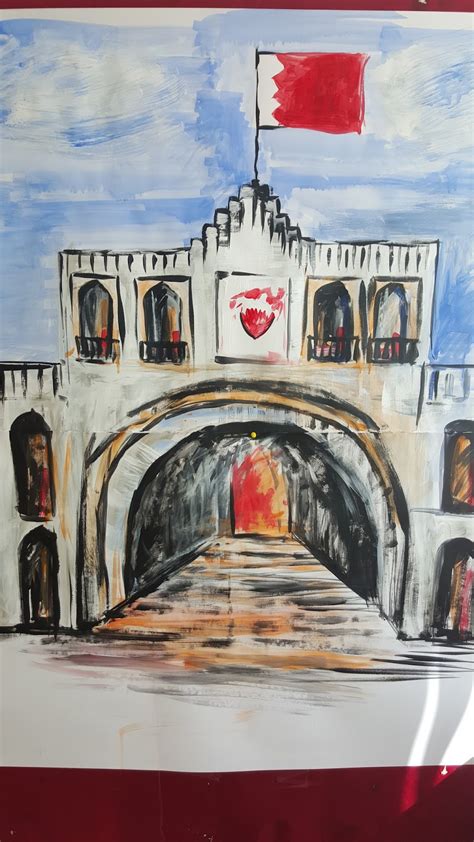 Beautiful Kingdom of Bahrain in the large watercolor paintings by ...