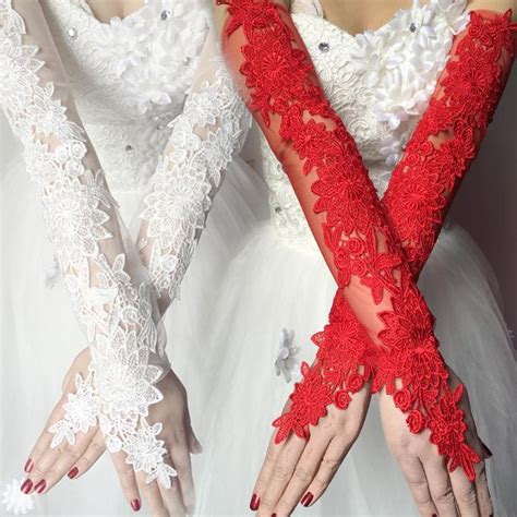 Wedding Gloves, Long Gloves, Wedding Gloves With Handmade Flower ...