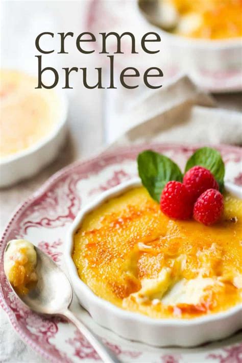 Creme Brulee: classic perfection! Just 5 ingredients. -Baking a Moment