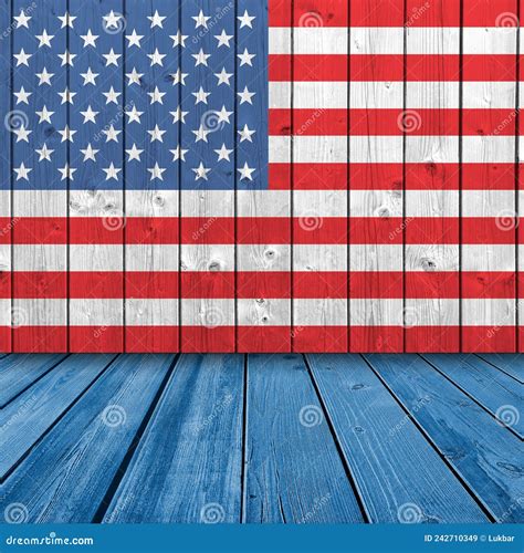 USA Patriotic Banner Background Stock Illustration - Illustration of ...