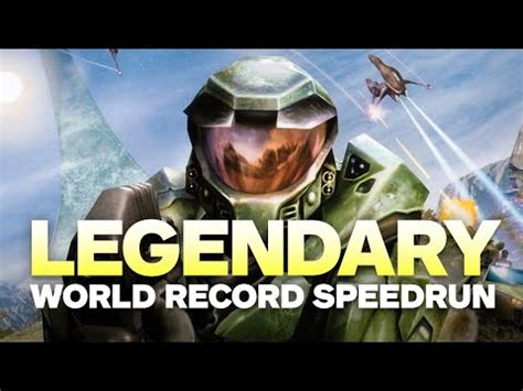 Halo: Combat Evolved Legendary World Record Speedrun - YouTube