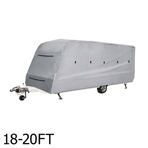 Caravan Cover Heavy Duty 18-20ft 4 Layer Waterproof Campervan Camper ...