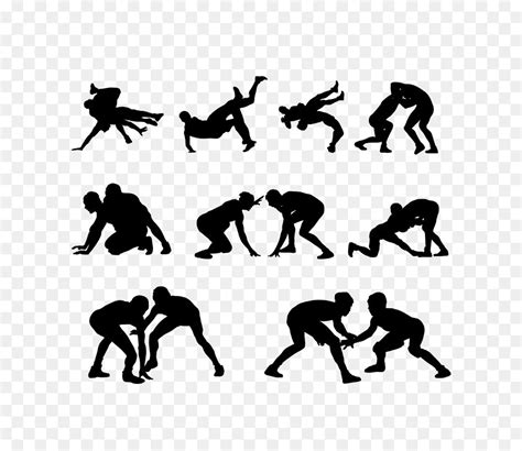 Free Wrestling Clipart Silhouette, Download Free Wrestling Clipart Silhouette png images, Free ...