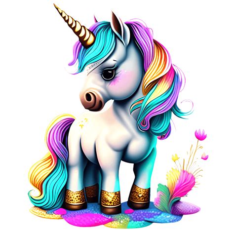 Cute Unicorn Drawing · Creative Fabrica