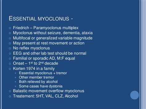 Myoclonus