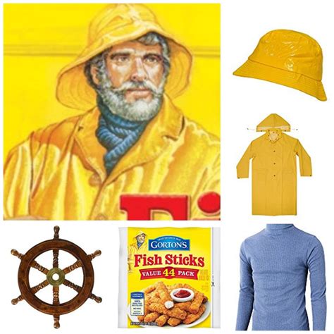 Gorton's Fisherman Halloween Costume | Fisherman costume, Fisherman ...