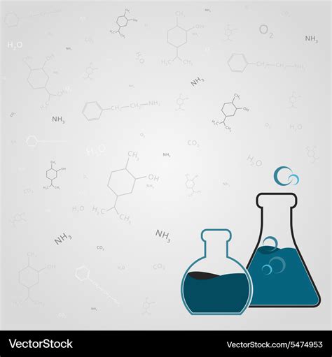 Chemistry background Royalty Free Vector Image