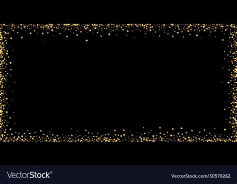 Gold confetti luxury sparkling scattered Vector Image