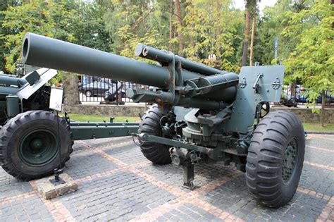 The American field howitzer M114 (155 mm) of the 1939 model * All ...