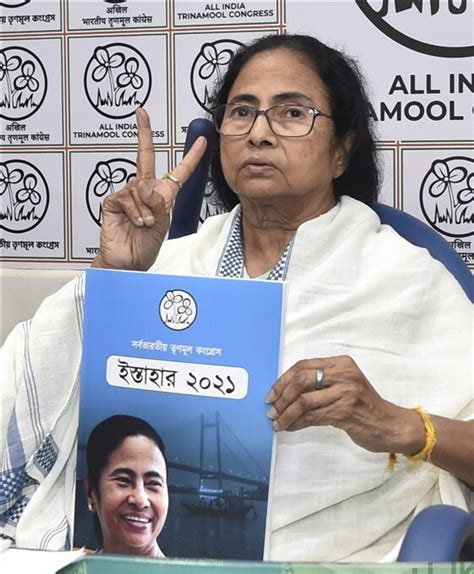 WB CM Mamata Banerjee Releases TMC Manifesto Ahead Of The Assembly ...