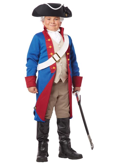 Boy's American Patriot Costume | Historical Costumes for Kids - $34.99