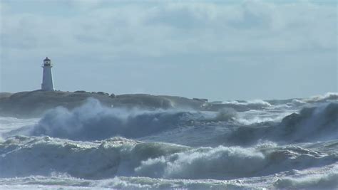 Stock video of storm waves breaking against rocks on | 7926700 | Shutterstock