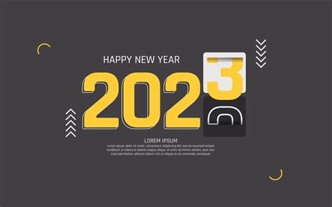 Premium Vector | 2023 logo design with modern background