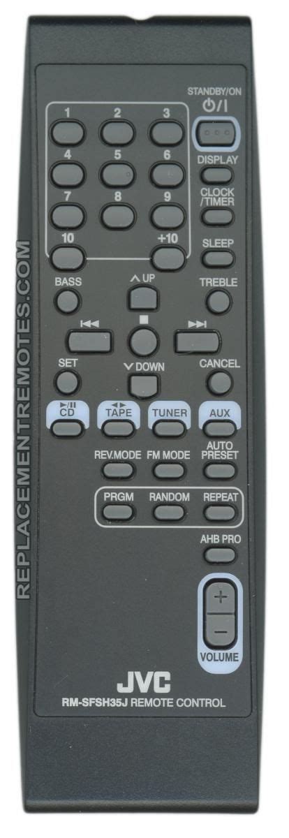 Buy JVC RM-SFSH35J RMSFSH35J Audio System Remote Control