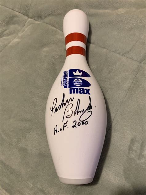 Parker Bohn III Brunswick PBA Signed Unused Bowling Pin Autographed ...