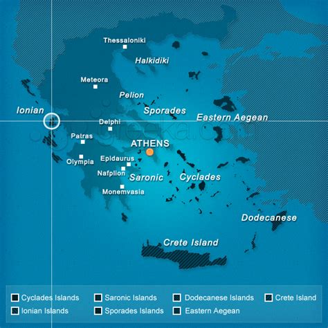 Map of Lefkada island, Greece - Greeka.com