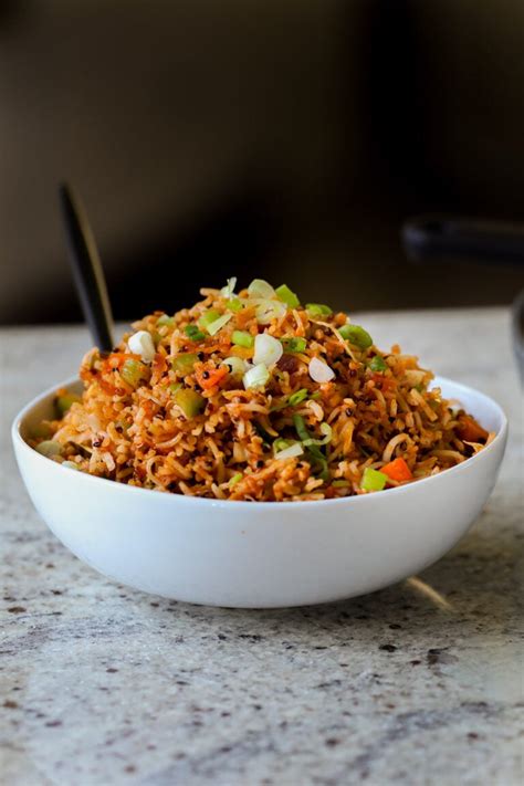 Easy Schezwan Fried Rice (30 minutes, one-pan meal)