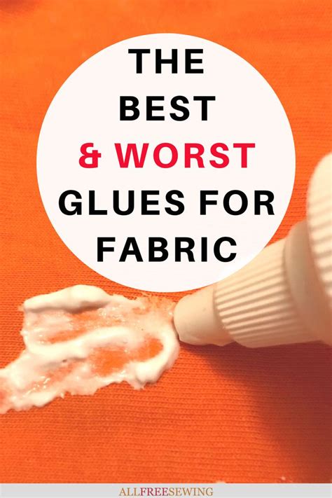 the best and worst glues for fabric