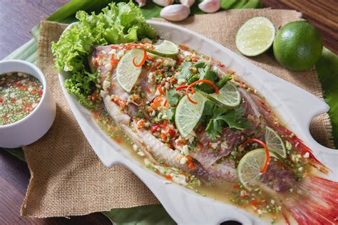 Thai Steamed Fish with Chilli and Lime | Asian Inspirations