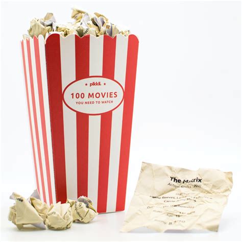 Popcorn Bucket List: Movies