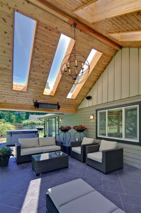 skylights in patio roof | Outdoor Room Ideas | Pinterest | Patio roof, Room ideas and Patios