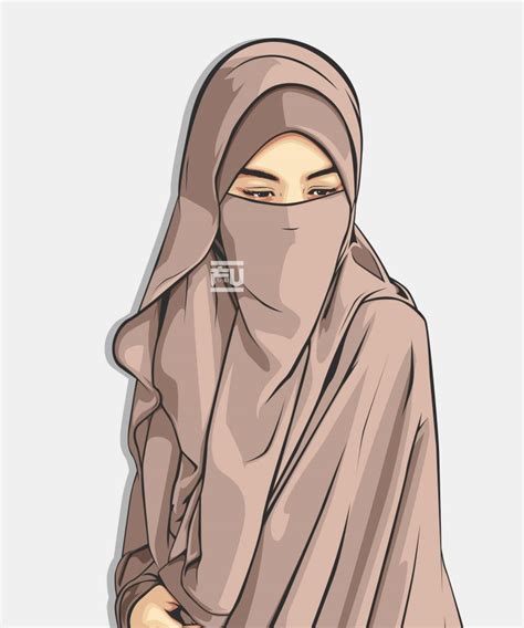 Gambar Muslimah Bercadar - Hijab Sketches Of Girl - 800x960 Wallpaper - teahub.io