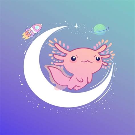 Purple Axolotl Drawing - Drawing.rjuuc.edu.np