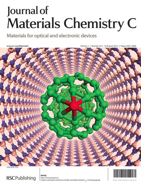 UNL | Journal of Materials Chemistry C, 14 August 2013 | Office of Research & Economic Development