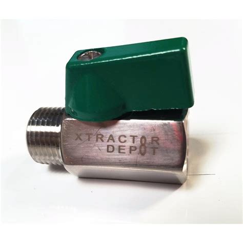 3/8" Mini Ball Valve | Pipe Fittings | Xtractor Depot