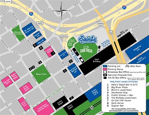 Truist Stadium Parking Map