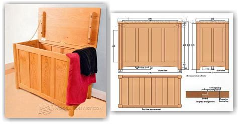 Blanket Chest Plans • WoodArchivist