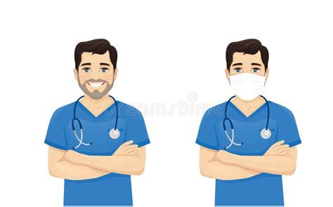 Male And Female Nurse Clipart