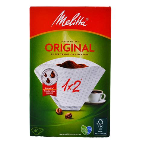 Melitta Coffee Filters 1x2 40pcs - Villa Market