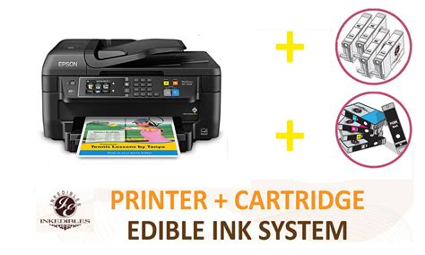 DELUXE PACKAGE 1: INKEDIBLES Epson WorkForce WF-2760 Wireless BUNDLED PRINTING SYSTEM - includes ...