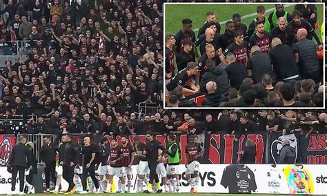 AC Milan ultras issue rallying cry to players in face-to-face meeting after defeat to Spezia ...