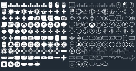 Xbox Controller Button Icons